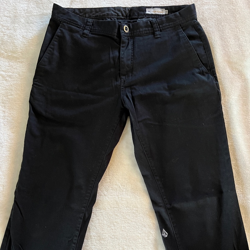 Mens Volcom Black Pants